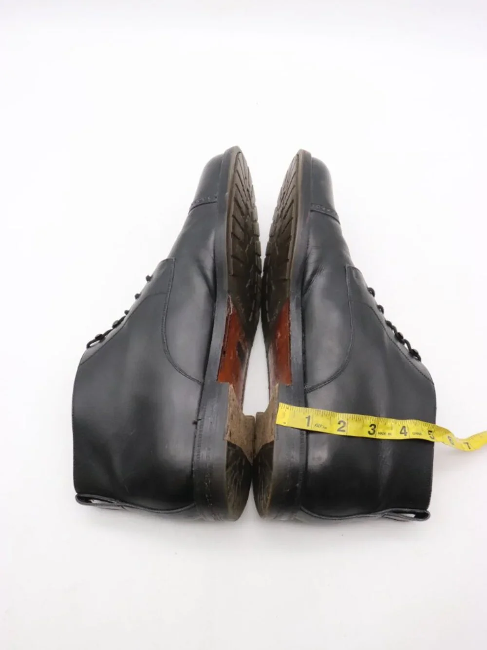 Salvatore Ferragamo Men's Size 11 D Black Leather Chukka Boots Made in Italy